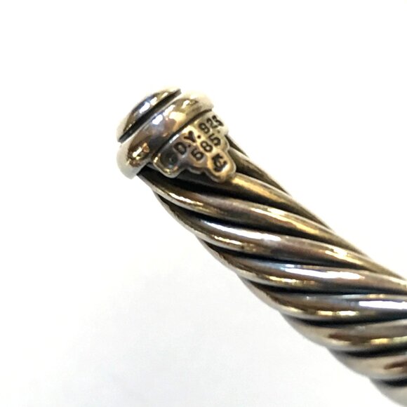 David Yurman Silver and Gold Bracelet - Picture 8 of 14